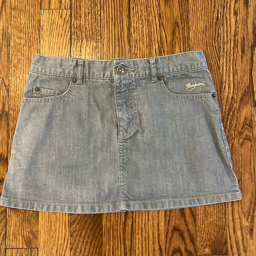 NWOT xs Bonpoint denim miniskirt!